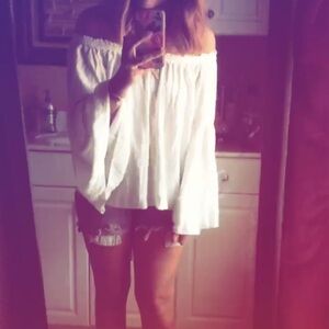 LOFT off the shoulder top